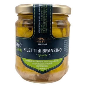 FILETY Z OKONIA MORSKIEGO W BIO OLIWIE Z OLIWEK EXTRA VIRGIN 200 g (SŁOIK) – COMPAGNIA MEDITERRANEA FILETY Z OKONIA MORSKIEGO W BIO OLIWIE Z OLIWEK EXTRA VIRGIN 200 g (SŁOIK) – COMPAGNIA MEDITERRANEA