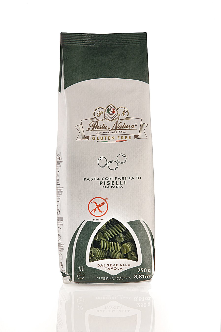 MAKARON PROTEINOWY (Z GROSZKU ZIELONEGO) ŚWIDERKI BEZGLUTENOWY 250 g – PASTA NATURA MAKARON PROTEINOWY (Z GROSZKU ZIELONEGO) ŚWIDERKI BEZGLUTENOWY 250 g – PASTA NATURA