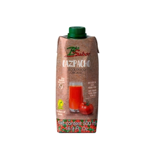 GAZPACHO (HISZPAŃSKA ZUPA WARZYWNA) BEZGLUTENOWA BIO 500 ml – BIOSABOR
