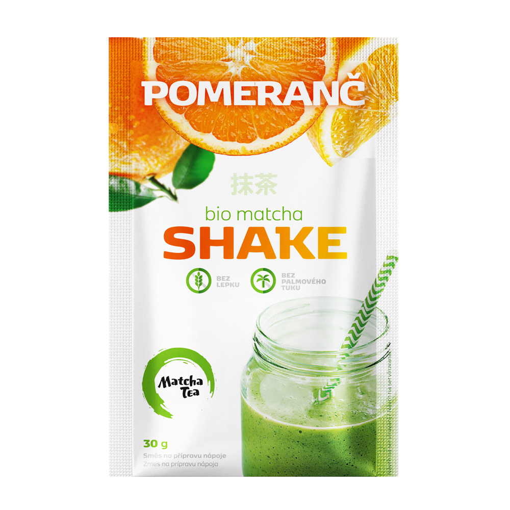 SHAKE Z MATCHĄ I POMARAŃCZĄ BEZGLUTENOWY BIO 30 g – AMYLON SHAKE Z MATCHĄ I POMARAŃCZĄ BEZGLUTENOWY BIO 30 g – AMYLON
