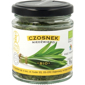 CZOSNEK NIEDŹWIEDZI BEZGLUTENOWY BIO 15 g – PIĘĆ PRZEMIAN