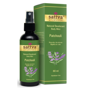 DEZODORANT – MGIEŁKA DO CIAŁA PACZULA 80 ml – SATTVA (AYURVEDA) DEZODORANT – MGIEŁKA DO CIAŁA PACZULA 80 ml – SATTVA (AYURVEDA)