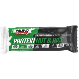 BATON PROTEINOWY ORZECHOWY Z BIAŁKIEM RYŻOWYM 50 g – PALIWO DLA AKTYWNYCH