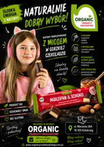 Zdrowa przekąska z Kołobrzegu: Batonik marcepanowy BIO z miodem Rapunzel