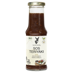 SOS SOJOWY SŁODKI TERIYAKI BEZGLUTENOWY BIO 210 ml – SANCHON