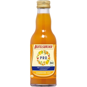 SHOT NA ODPORNOŚĆ GRUSZKA – ROKITNIK – MARCHEW BIO 200 ml – BEUTELSBACHER
