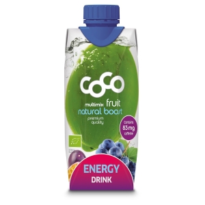 NAPÓJ ENERGETYZUJĄCY Z WODĄ KOKOSOWĄ I MARAKUJĄ BIO 330 ml – COCO (DR MARTINS)