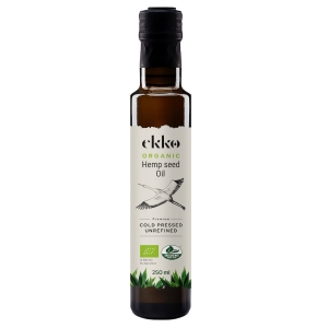OLEJ KONOPNY TŁOCZONY NA ZIMNO OMEGA-3 BIO 250 ml – EKKO OLEJ KONOPNY TŁOCZONY NA ZIMNO OMEGA-3 BIO 250 ml – EKKO