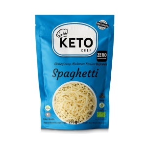 MAKARON (KONJAC) SPAGHETTI BEZGLUTENOWY BIO 270 g (200 g) – KETO CHEF