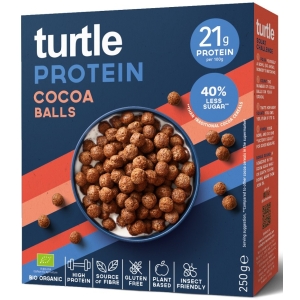 KULKI PROTEINOWE KAKAOWE BEZGLUTENOWE BIO 250 g – TURTLE KULKI PROTEINOWE KAKAOWE BEZGLUTENOWE BIO 250 g – TURTLE