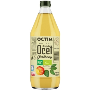 OCET JABŁKOWY 6 %  NIEFILTROWANY BIO 750 ml – OCTIM