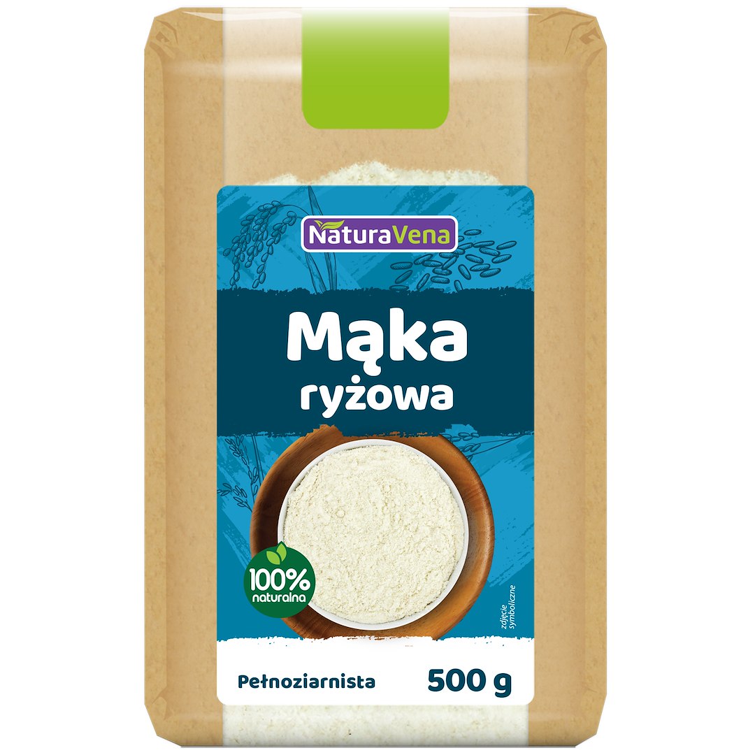 MĄKA RYŻOWA PEŁNOZIARNISTA BEZGLUTENOWA 500 g – NATURAVENA MĄKA RYŻOWA PEŁNOZIARNISTA BEZGLUTENOWA 500 g – NATURAVENA