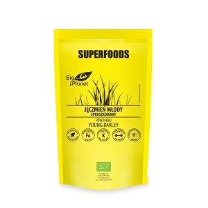 JĘCZMIEŃ MŁODY SPROSZKOWANY BIO 100 g – BIO PLANET SUPERFOODS