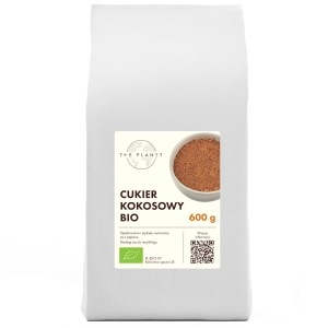CUKIER KOKOSOWY BIO 600 g – THE PLANET