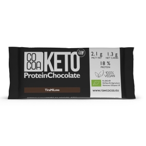 CZEKOLADA PROTEINOWA O SMAKU TIRAMISU KETO BIO 40 g – COCOA