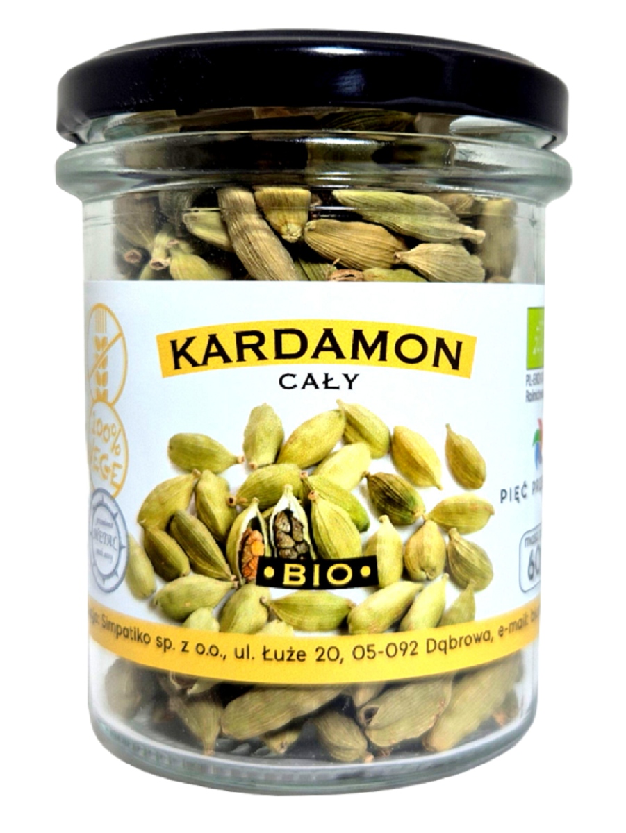 KARDAMON OWOCE BEZGLUTENOWY BIO 60 g – PIĘĆ PRZEMIAN KARDAMON OWOCE BEZGLUTENOWY BIO 60 g – PIĘĆ PRZEMIAN
