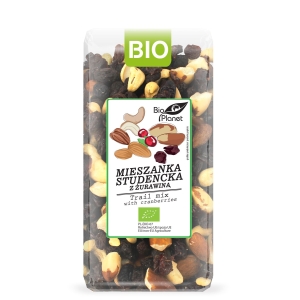 MIESZANKA STUDENCKA Z ŻURAWINĄ BIO 400 g – BIO PLANET