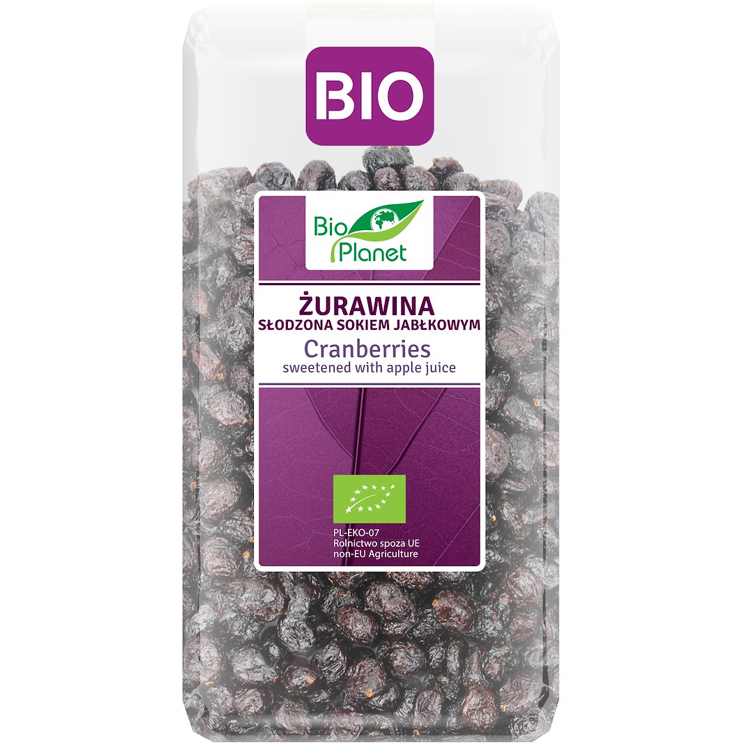 ŻURAWINA Z SOKIEM JABŁKOWYM BIO 400 g – BIO PLANET ŻURAWINA Z SOKIEM JABŁKOWYM BIO 400 g – BIO PLANET