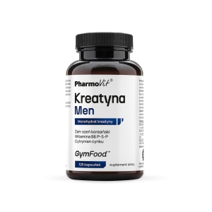 KREATYNA MEN BEZGLUTENOWA 125 KAPSUŁEK – PHARMOVIT (GYM FOOD)