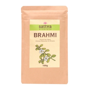 MASECZKA ZIOŁOWA DO WŁOSÓW BRAHMI 100 g – SATTVA (AYURVEDA) MASECZKA ZIOŁOWA DO WŁOSÓW BRAHMI 100 g – SATTVA (AYURVEDA)