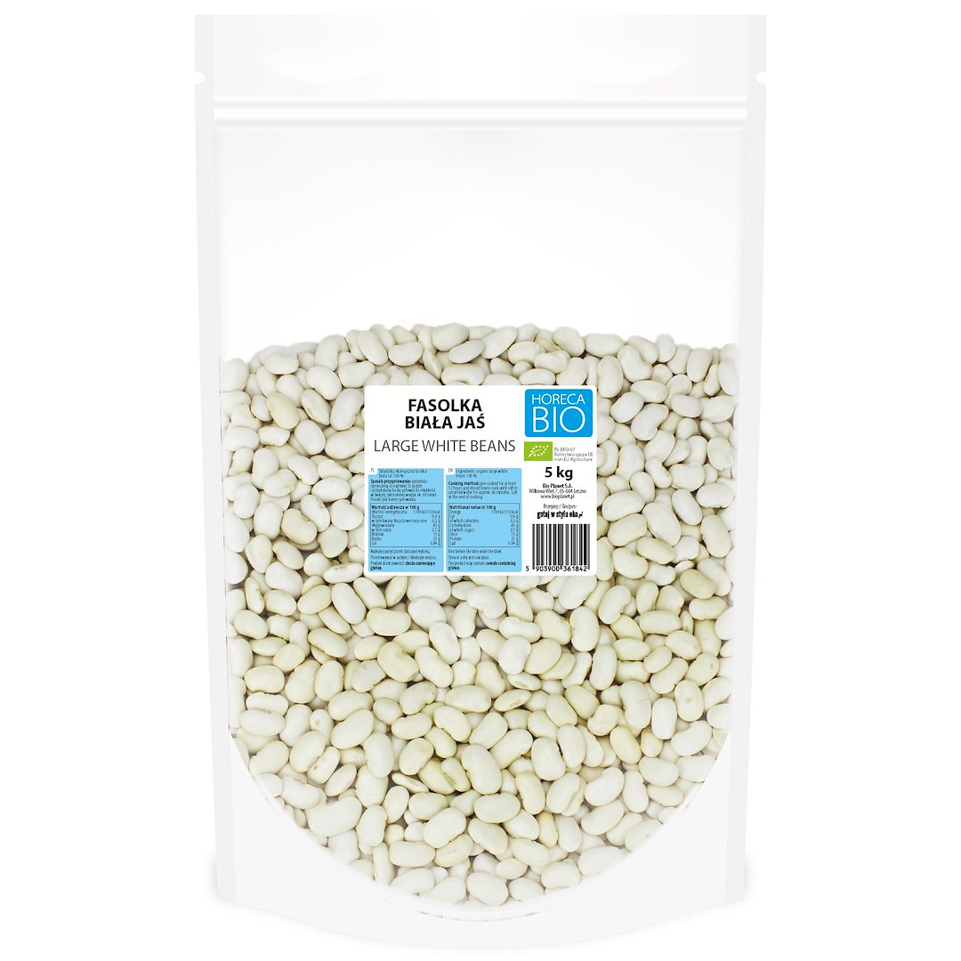 FASOLKA BIAŁA JAŚ BIO 5 kg – HORECA (BIO PLANET) FASOLKA BIAŁA JAŚ BIO 5 kg – HORECA (BIO PLANET)