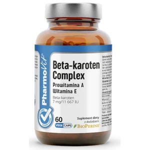 BETA-KAROTEN COMPLEX BEZGLUTENOWY 60 KAPSUŁEK – PHARMOVIT (CLEAN LABEL)