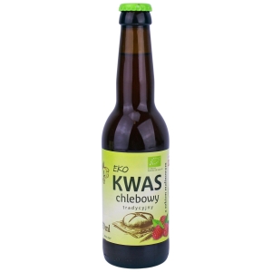 KWAS CHLEBOWY Z SOKIEM MALINOWYM BIO 330 ml – EKO NATURA