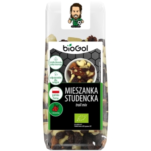 MIESZANKA STUDENCKA Z ŻURAWINĄ BIO 150 g – BIOGOL