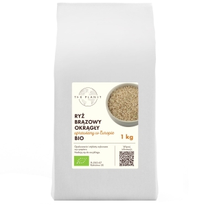 RYŻ BRĄZOWY OKRĄGŁY BIO 1 kg – THE PLANET