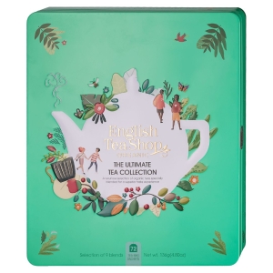 MEGA ZESTAW HERBAT I HERBATEK CODZIENNYCH BIO W PUSZCE (THE ULTIMATE – 9 SMAKÓW) (72 x 1,91 g) 138 g – ENGLISH TEA SHOP ORGANIC