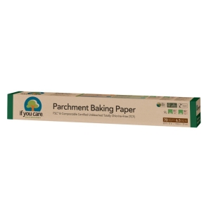 PAPIER DO PIECZENIA KOMPOSTOWALNY NIEBIELONY W ROLCE 19,80 m – IF YOU CARE