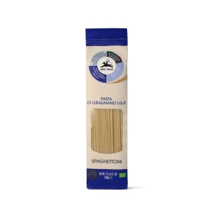 MAKARON (SEMOLINOWY – PASTA DI GRAGNANO) SPAGHETTONI BIO 500 g – ALCE NERO