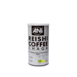 KAWA ROZPUSZCZALNA ARABICA Z REISHI I CHAGĄ BIO 100 g – ANI