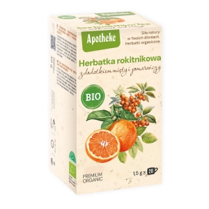 HERBATKA ROKITNIKOWA Z MIĘTĄ I POMARAŃCZĄ BIO (20 x 1,5 g) 30 g – APOTHEKE
