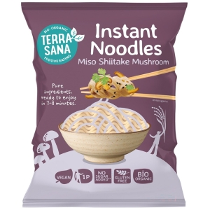 ZUPA BŁYSKAWICZNA Z MAKARONEM, MISO I GRZYBAMI SHIITAKE BEZGLUTENOWA BIO 90 g – TERRASANA