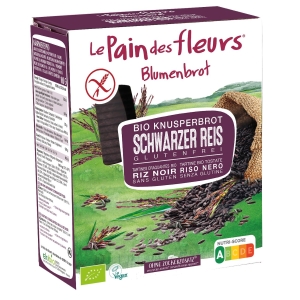 PIECZYWO CHRUPKIE CZARNY RYŻ BEZGLUTENOWE BIO 150 g – LE PAIN DES FLEURS