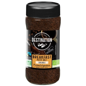 KAWA ROZPUSZCZALNA LIOFILIZOWANA ARABICA/ROBUSTA BREAKFAST FAIR TRADE BIO 100 g – DESTINATION