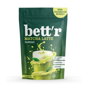 MATCHA LATTE BEZ DODATKU CUKRÓW BIO 200 g – BETT’R MATCHA LATTE BEZ DODATKU CUKRÓW BIO 200 g – BETT’R