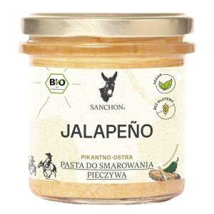 PASTA KANAPKOWA PAPRYKA JALAPENO BEZGLUTENOWA BIO 135 g –  SANCHON
