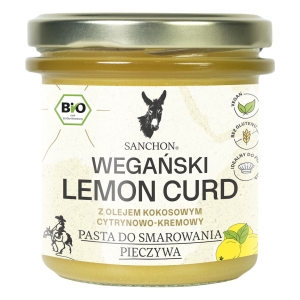 KREM CYTRYNOWY LEMON CURD BEZGLUTENOWY BIO 160 g – SANCHON