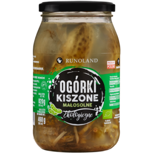 OGÓRKI KISZONE MAŁOSOLNE BIO 820 g (460 g) – RUNOLAND