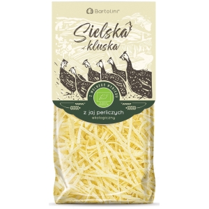 MAKARON (Z JAJAMI PERLICZYMI SEMOLINOWY) KRAJANKA BIO 250 g – BARTOLINI (SIELSKA KLUSKA)