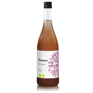KOMBUCHA Z MANGO I MARAKUJĄ BEZGLUTENOWA BIO 750 ml – VIGO