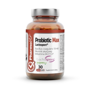 PROBIOTIC MAX BEZGLUTENOWY 30 KAPSUŁEK – PHARMOVIT (CLEAN LABEL)
