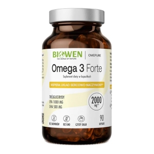 OMEGA-3 FORTE BEZGLUTENOWE 90 KAPSUŁEK – BIOWEN