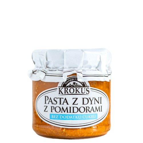 PASTA Z DYNI Z POMIDORAMI 180 g – KROKUS PASTA Z DYNI Z POMIDORAMI 180 g – KROKUS