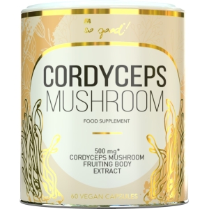 GRZYBY CORDYCEPS EKSTRAKT (500 mg) 60 KAPSUŁEK – SO GOOD! GRZYBY CORDYCEPS EKSTRAKT (500 mg) 60 KAPSUŁEK – SO GOOD!