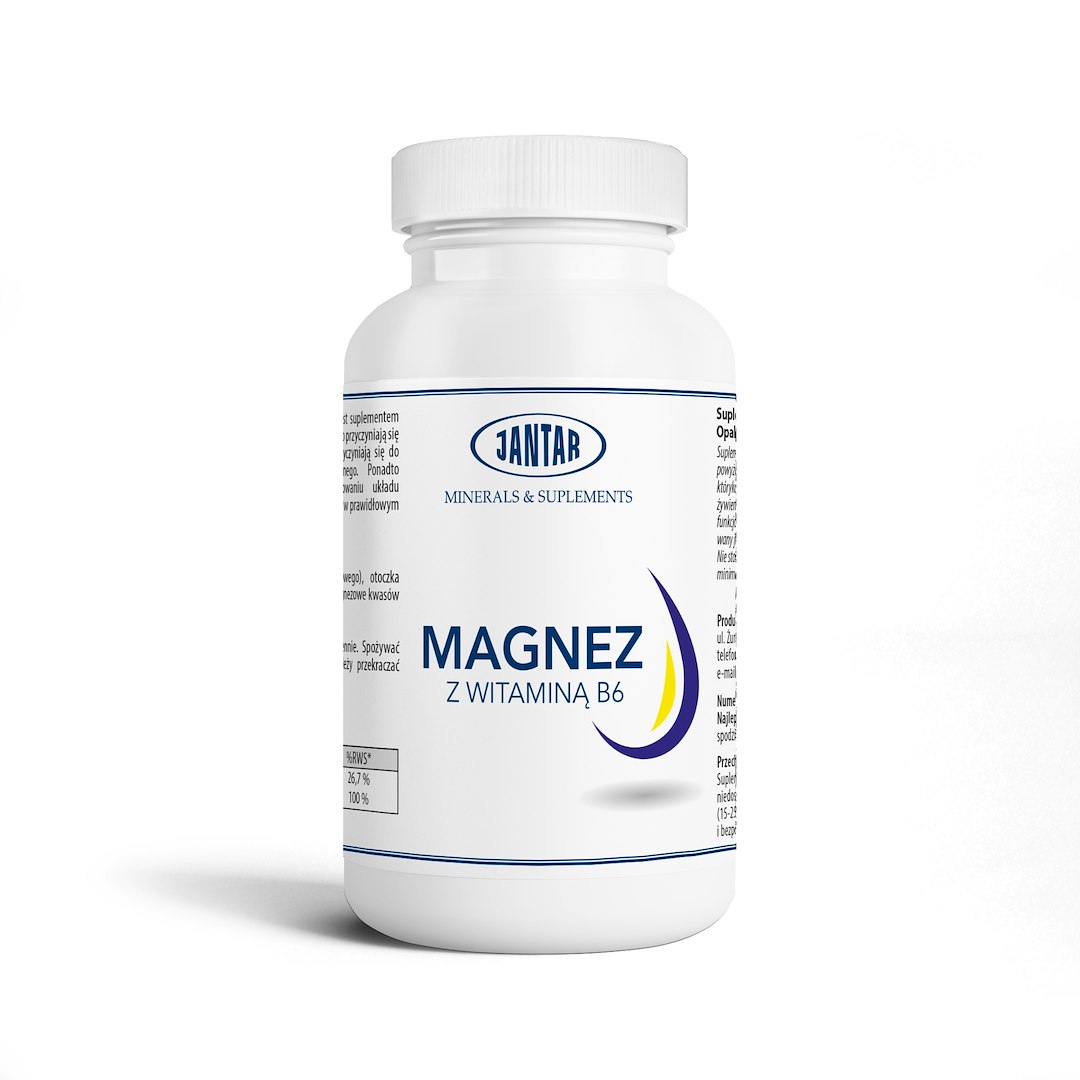 MAGNEZ + WITAMINA B6 90 KAPSUŁEK – JANTAR MAGNEZ + WITAMINA B6 90 KAPSUŁEK – JANTAR