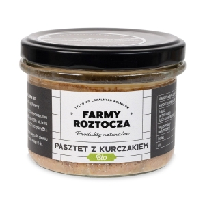 PASZTET DROBIOWO – WIEPRZOWY BIO 180 g (SŁOIK) – FARMY ROZTOCZA PASZTET DROBIOWO – WIEPRZOWY BIO 180 g (SŁOIK) – FARMY ROZTOCZA