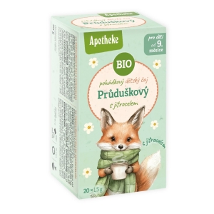 HERBATKA BAJKOWA DLA DZIECI NA OSKRZELA Z BABKĄ LANCETOWATĄ BIO (20 x 1,5 g) 30 g – APOTHEKE